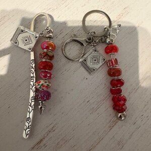 Crimson Tales Bookmark & Keychain Set